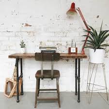Find photos of wooden desk. Luxury Offices Beautifully Reclaimed Wooden Desks