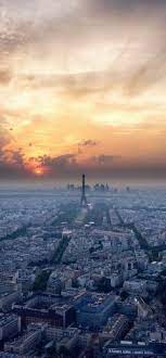Ne41 Eiffel Tower Sky View Paris France