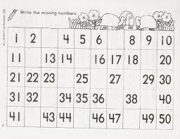 Number Charts 1 50 To Print Activity Shelter