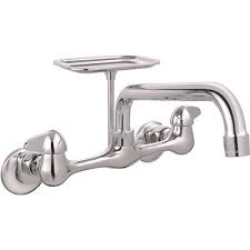 Kitchen Faucet With Soap Tray In Chrome