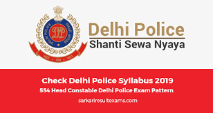 Delhi Police Syllabus 2019 Dprb 554 Head Constable Exam