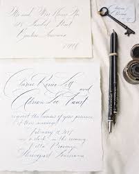 french cau inspired calligraphy