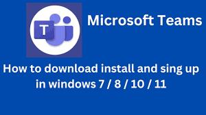 install ms teams windows 7