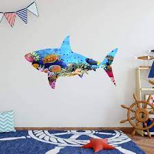 Great White Shark C Reef Wall Decal
