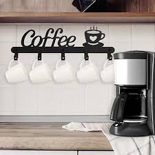 Coffee Mug Holder Wall Mounted Metal