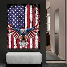 Eagle Canvas Painting Patriotic Posters