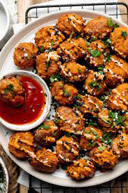 sweet potato tater tots ahead of thyme