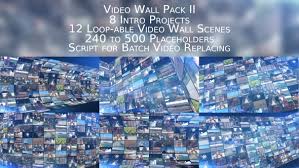 Must understand basic adobe premiere pro. Videohive Video Wall Pack Ii After Effects Template Download Free After Effects Templates