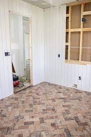 tips for installing brick floors