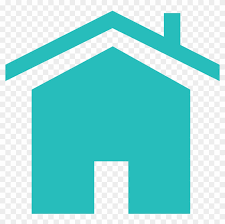 Teal Color Home Icon