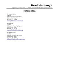 References Resume References Reference Page For Resume