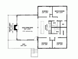 1600 Sq Ft House Plans 4 Bd 2 Bath