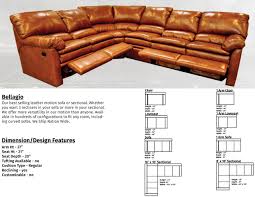 bellagio all reclining sectional