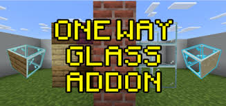 one way glass minecraft pe addon