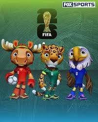 ¡FIFA REVELA LAS MASCOTAS!  El Mundial 2026 será histórico… ¡y ya  tiene mascotas oficiales!   México: Zayu, un jaguar  como delantero   Canadá: Maple, un alce ; arquero