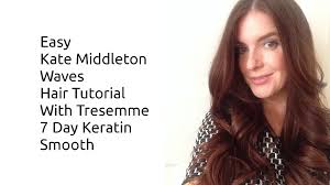easy kate middleton waves hair tutorial