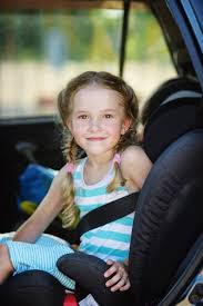 Little Girl In The Car Seat