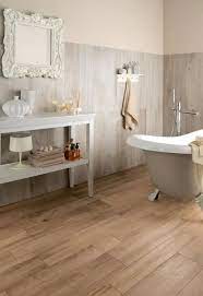 wood look tile ideas for bathrooms