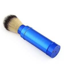 travel shaving brush with handle badger