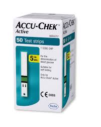 Accu Chek Active Strips Pack Of 50 Multicolor Amazon In