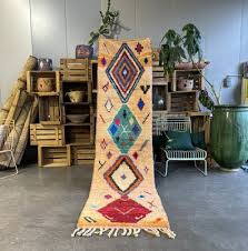 modern boho moroccan berber runner rug