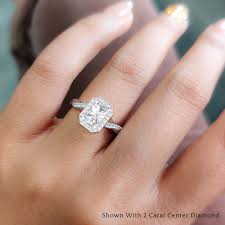 halo lab diamond enement ring
