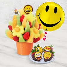 smiley celebration gift bundle edible