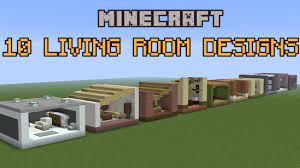 10 minecraft living room designs you