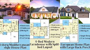 7 best 4 bedroom house plans with
