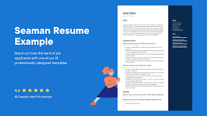 Seamen work on the decks of ships and perform a variety of duties as assigned. Seaman Resume Examples Writing Tips 2021 Free Guide Resume Io