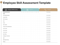 Employee Skill Assessment Template