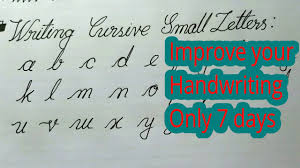 Everyone has different handwriting styles. Cursive English Alphabet Writing How To Improve Your Handwriting Youtube
