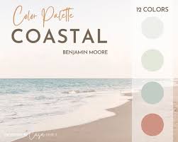 Coastal Paint Color Palette Benjamin