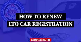 how to renew car registration in lto