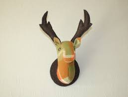 Stag Wall Mounted Hanging Faux