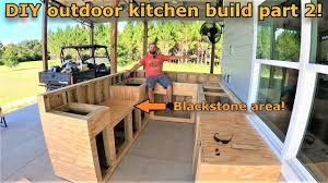 diy budget outdoor kitchen build part 2