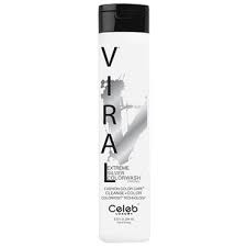 Celeb Luxury Viral Semi Permanent Colorwash Shampoo Extreme Silver 244ml