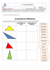 On those remote pages it is written that animals are divided into (a) those that belong to the emperor, (b) embalmed ones, (c) those that are. Classificacao De Triangulos Worksheet