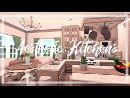 A modern grey kitchen with chic pendant lamps over the kitchen island and wooden stools. Grey Kitchen Bloxburg Builds Aesthetic Beach Bloxburg Beach Living Room And Kitchen Build Off Mariaxstam Youtube Modern Aesthetic Bloxburg Kitchen Ideas In 2020 Kitchen Wallpaper Black White Kitchen Wallpaper Grey Kitchen Wallpaper