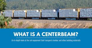 up what is a centerbeam rail car
