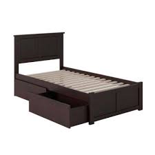 Twin mate's bed with bookcase headboard and storage pretty contemporary twin bed for kids. Twin Beds Bedroom Furniture The Home Depot