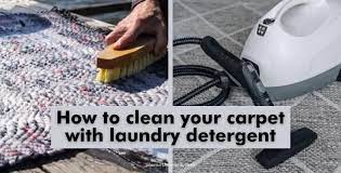 can i clean carpet with laundry detergent