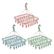 3 tier clothes airer dryer rack indoor outdoor laundry foldable dry rail hanger. Drip Clip Laundry Hanger 32 Clips Drying Clothes Storage Hanging Hangers Rack Ebay