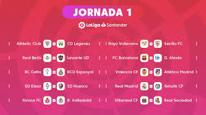 the fixtures for laliga santander 2018