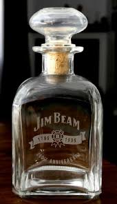 anniversary whiskey bourbon bottle