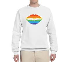 mens fashion graphic sweatshirt white