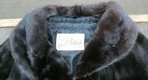 Rich Furs Womens Black Mink Jacket