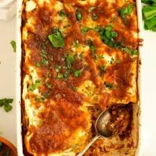 courgette lasagne with double cheese