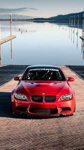 red beamer bmw m3 red car sports