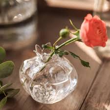 Hand Blown Vintage Chic Glass Vases Set